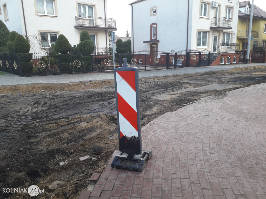 Postępy prac na ulicy Konopnickiej