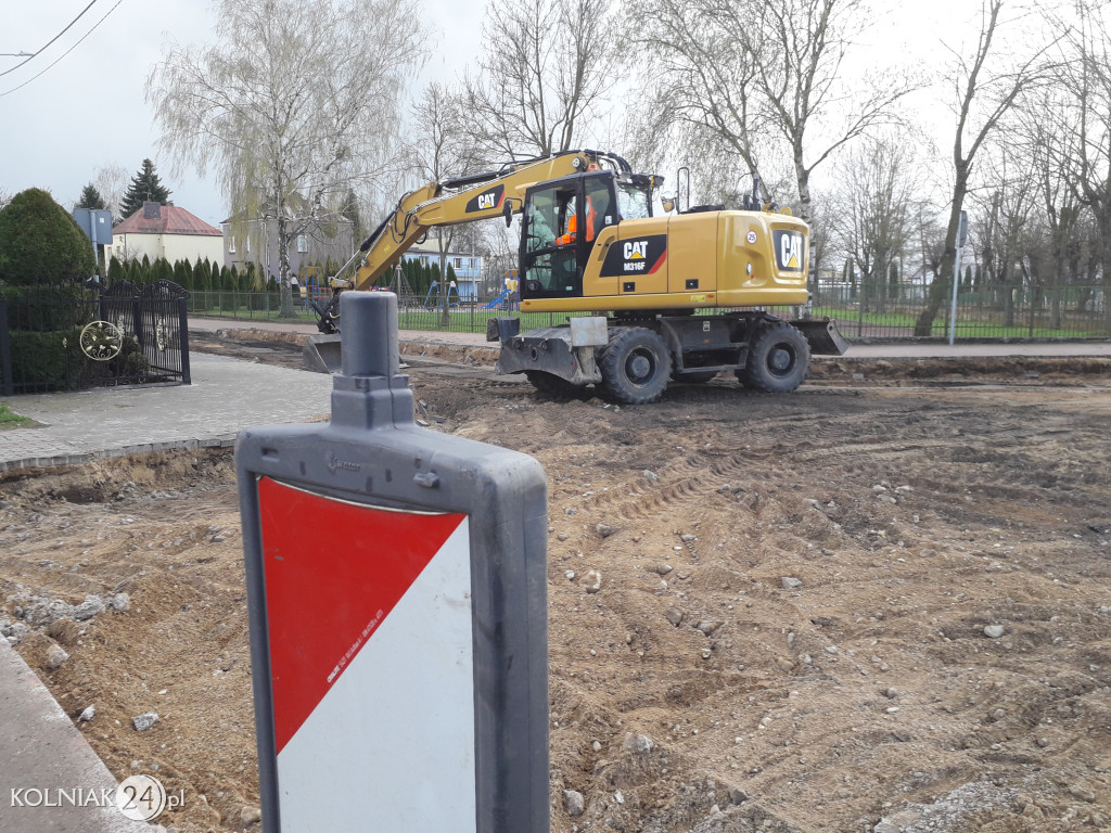 Postępy prac na ulicy Konopnickiej