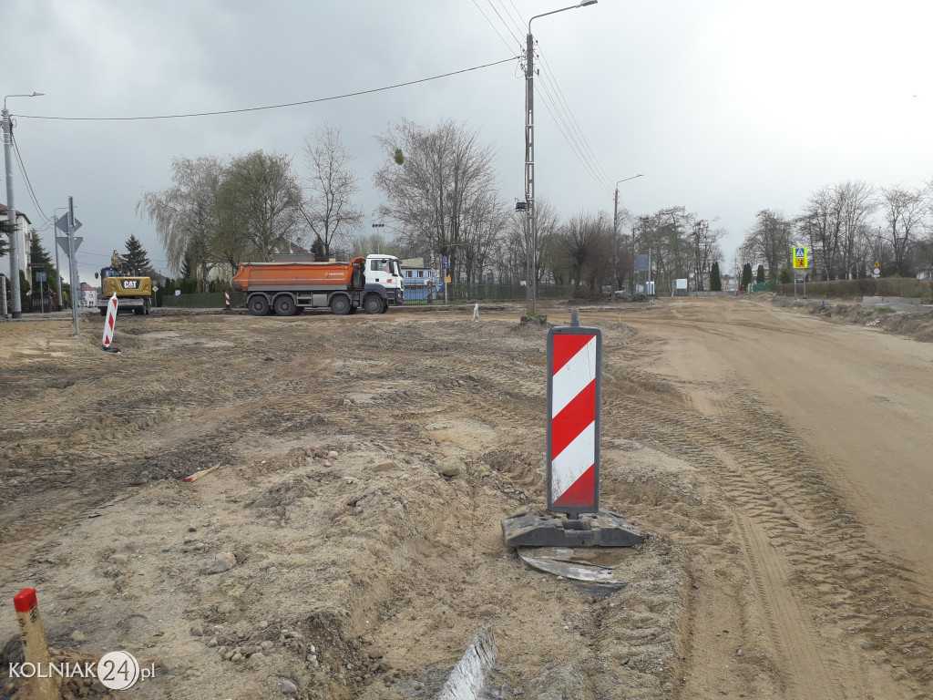 Postępy prac na ulicy Konopnickiej