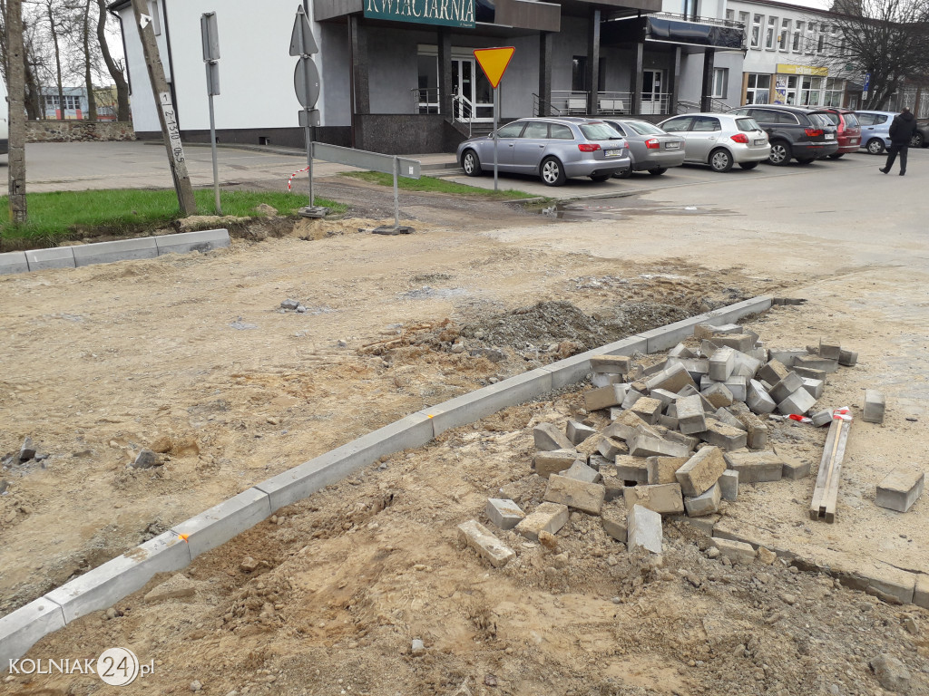 Postępy prac na ulicy Konopnickiej