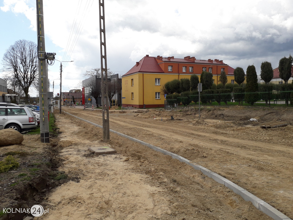 Postępy prac na ulicy Konopnickiej