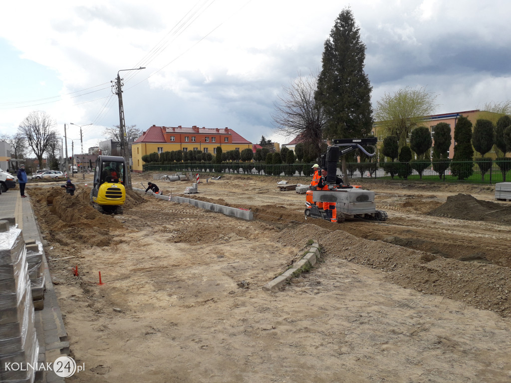 Postępy prac na ulicy Konopnickiej