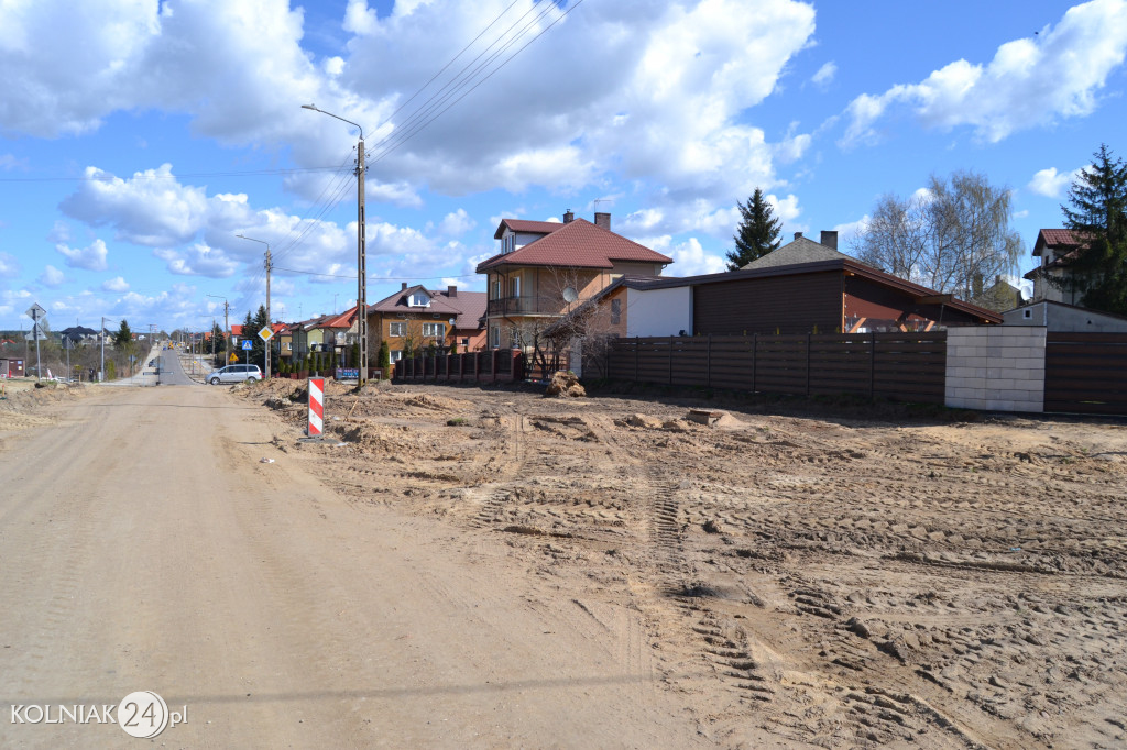 Prace budowlane na ulicy Szkolnej
