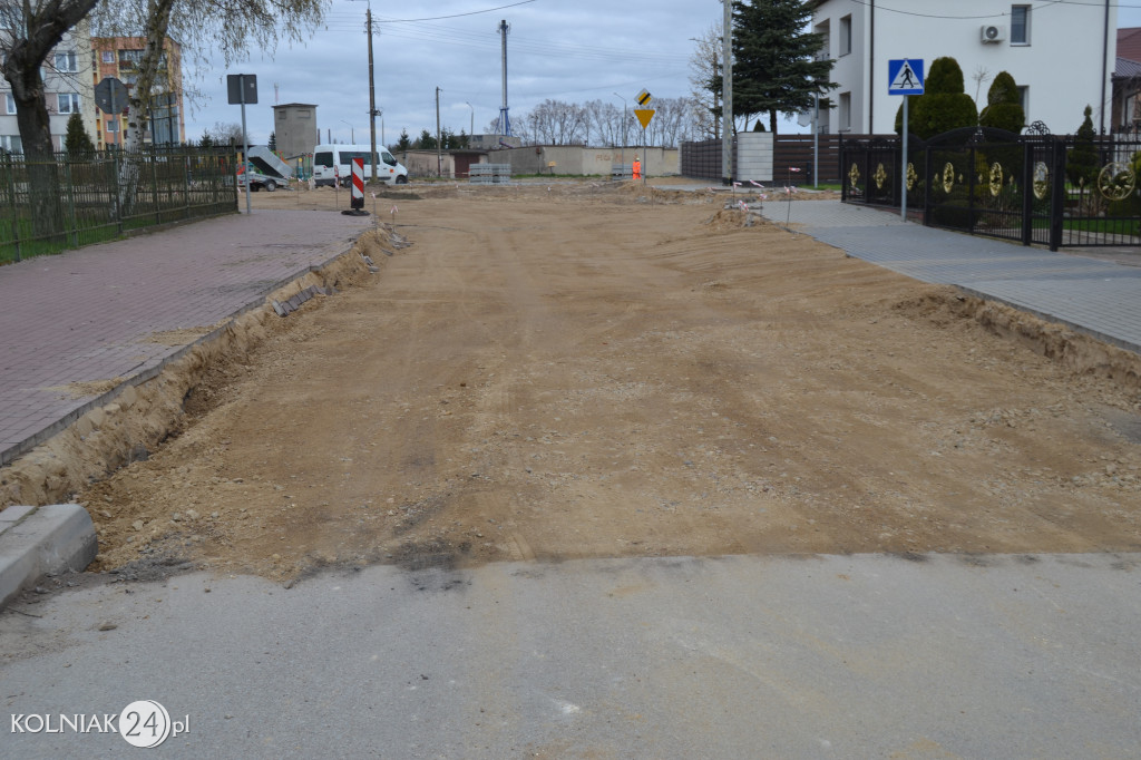 Postępy prac na ulicy Konopnickiej
