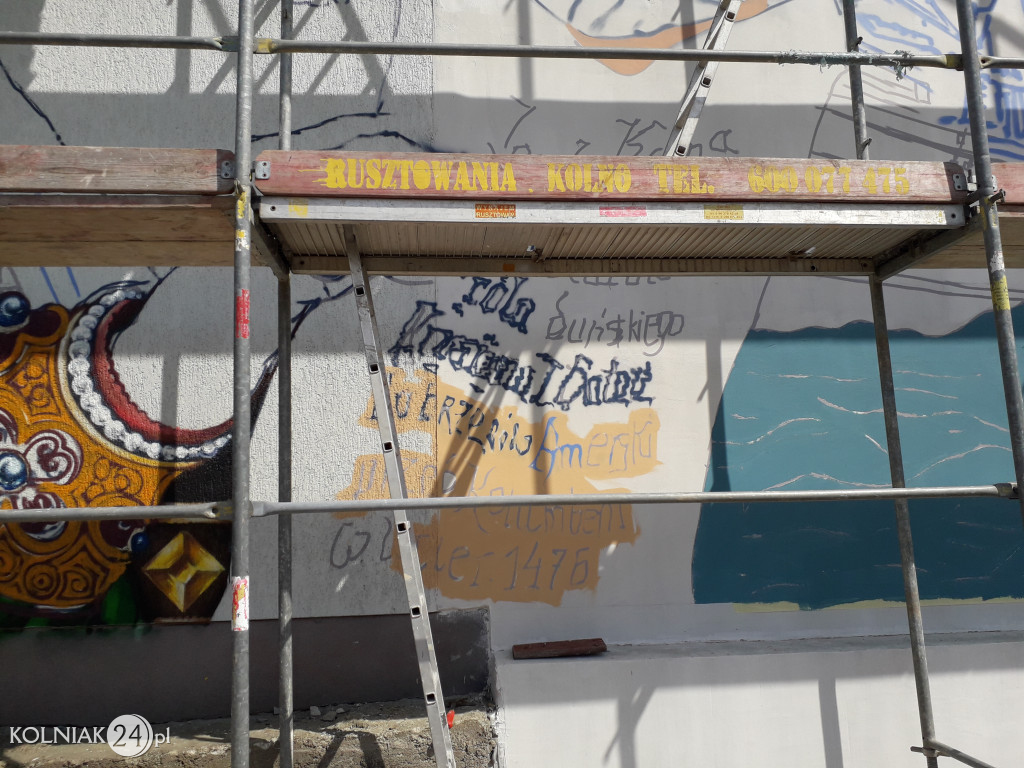 Mural Jana z Kolna ukończony