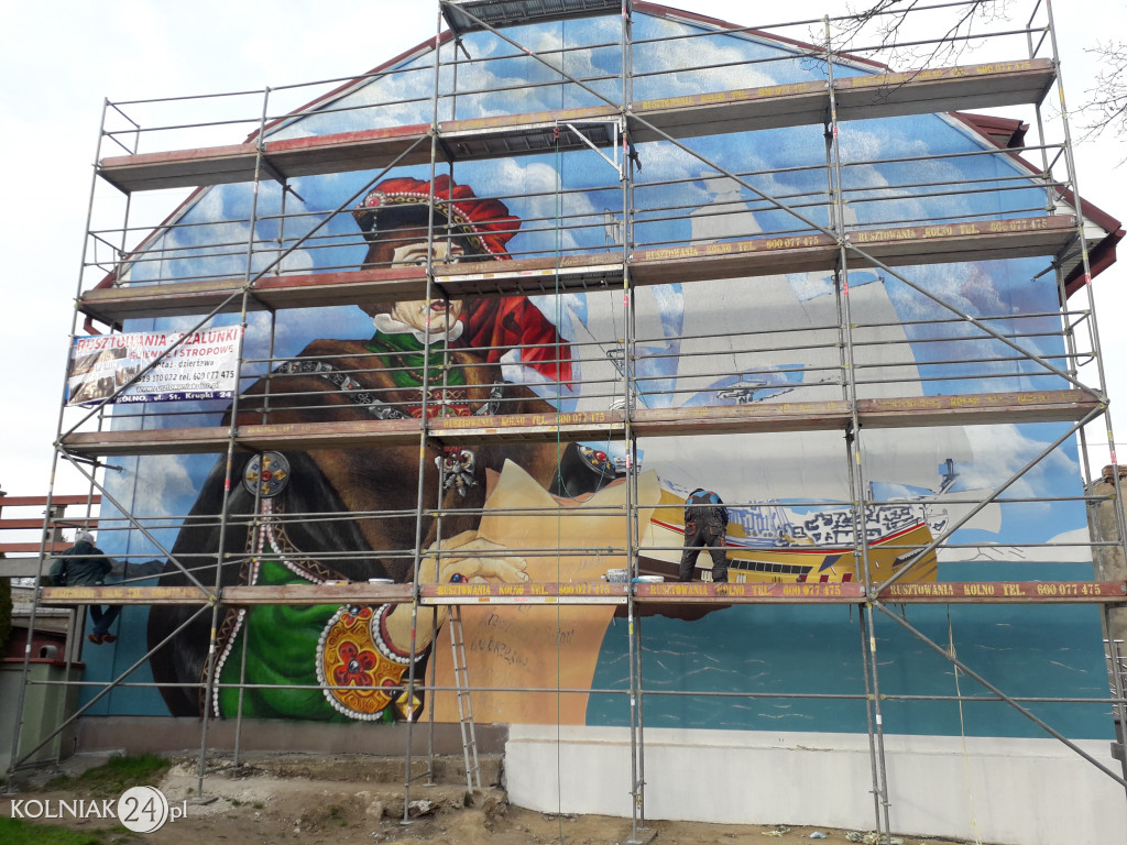 Mural Jana z Kolna ukończony