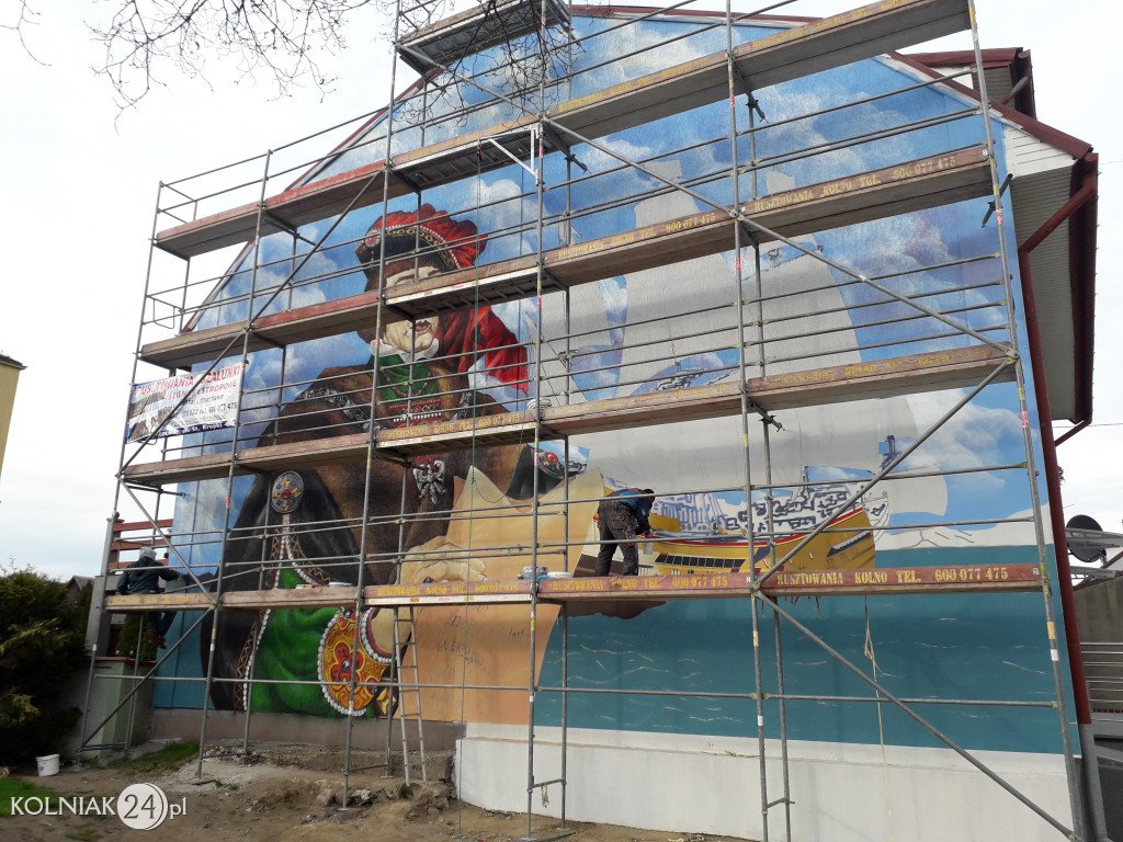 Mural Jana z Kolna ukończony