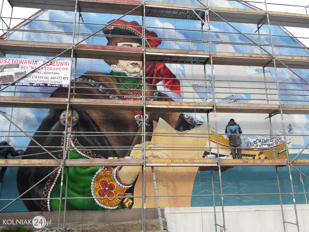 Mural Jana z Kolna ukończony