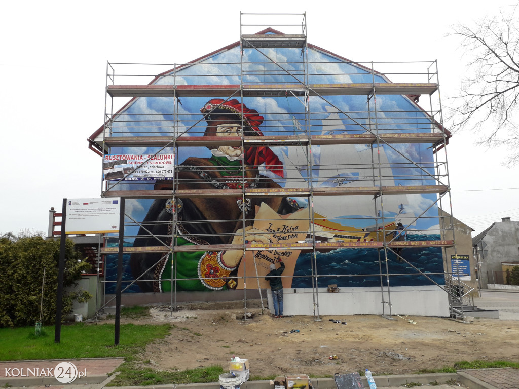 Mural Jana z Kolna ukończony