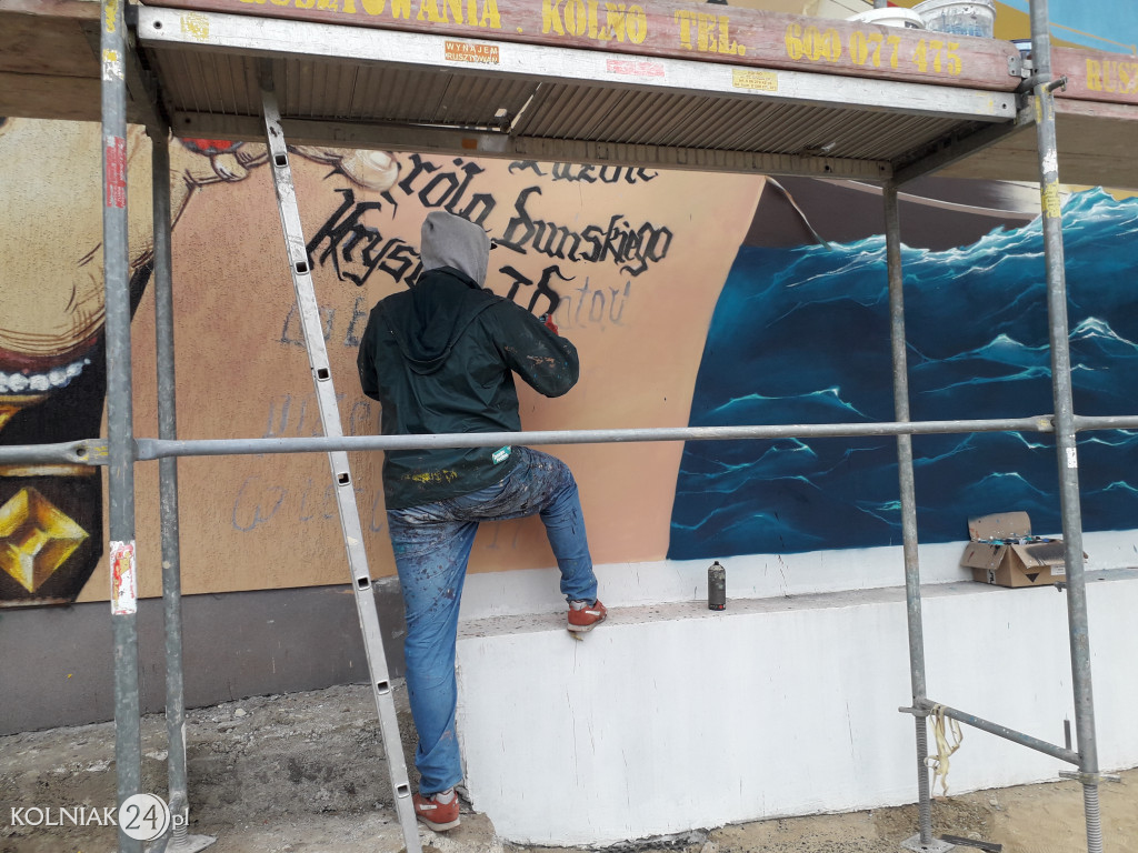 Mural Jana z Kolna ukończony