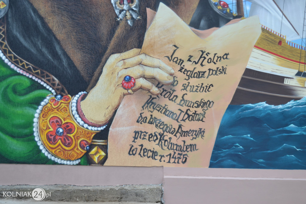 Mural Jana z Kolna ukończony