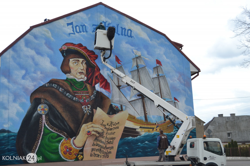 Mural Jana z Kolna poprawiony