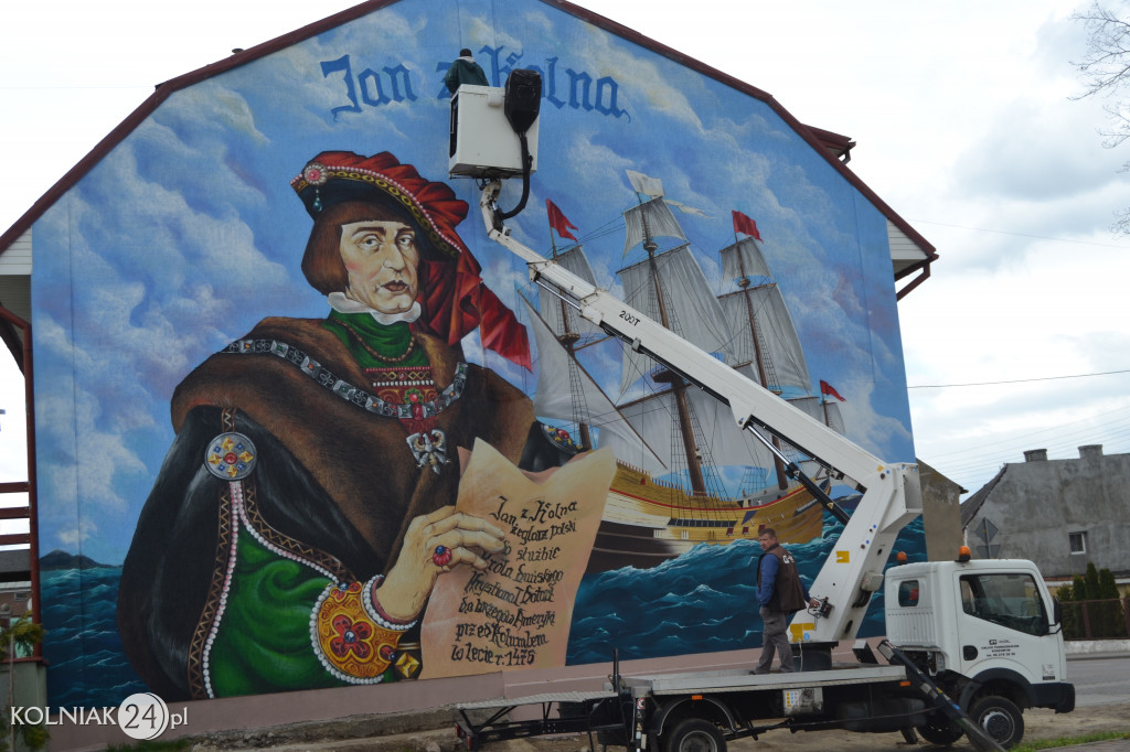 Mural Jana z Kolna poprawiony