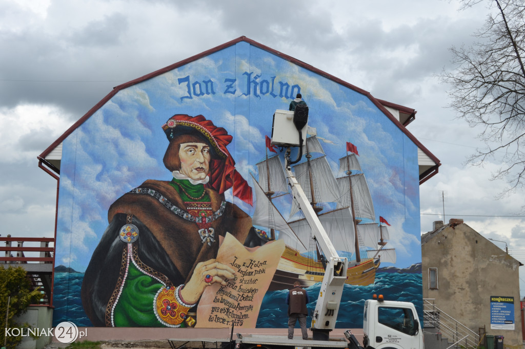 Mural Jana z Kolna poprawiony
