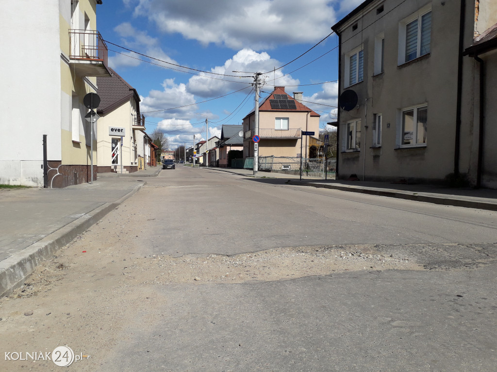 Porządki po inwestycjach w Kolnie