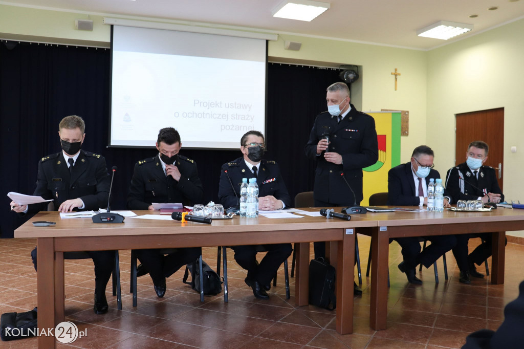 Komendanci PSP i OSP w Czerwonem