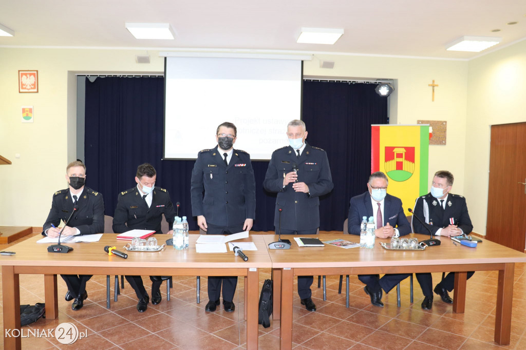 Komendanci PSP i OSP w Czerwonem