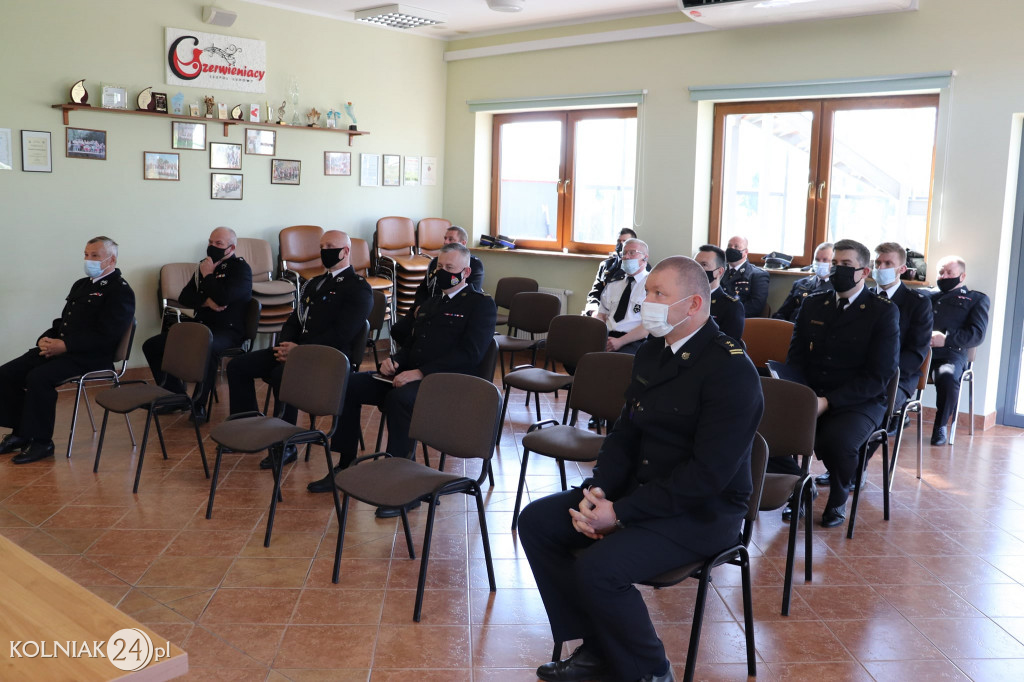 Komendanci PSP i OSP w Czerwonem