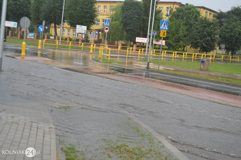 Kolno po czwartkowej ulewie