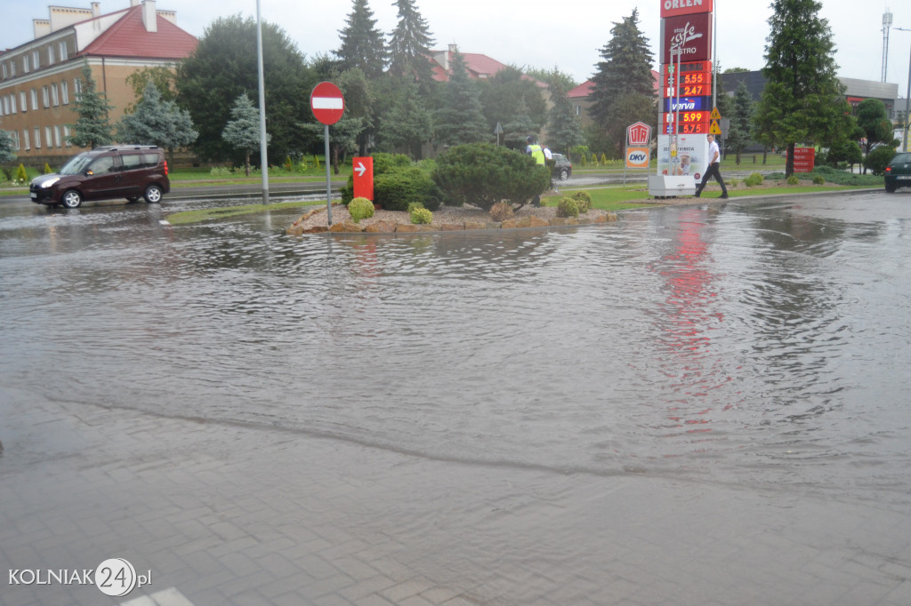 Kolno po czwartkowej ulewie