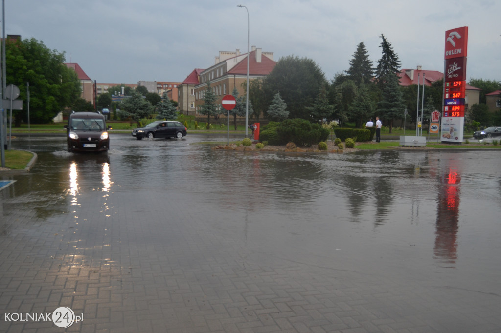 Kolno po czwartkowej ulewie