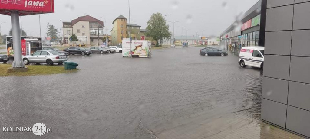 Kolno po czwartkowej ulewie