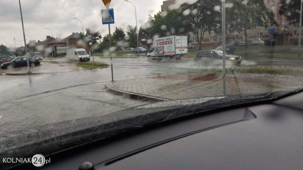 Kolno po czwartkowej ulewie