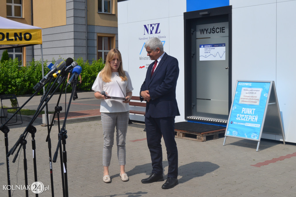 Otwarcie Mobilnego Punktu Szczepień
