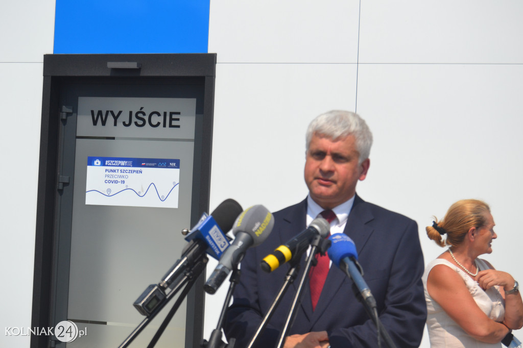 Otwarcie Mobilnego Punktu Szczepień