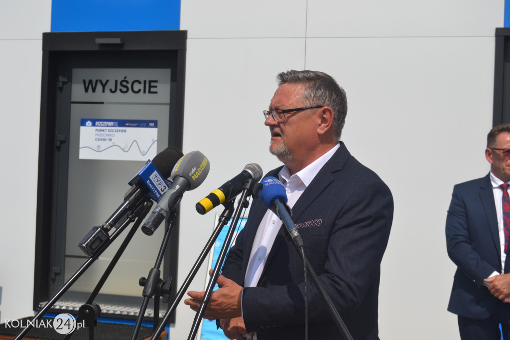 Otwarcie Mobilnego Punktu Szczepień