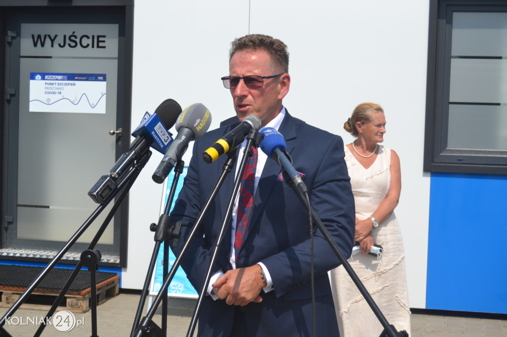 Otwarcie Mobilnego Punktu Szczepień