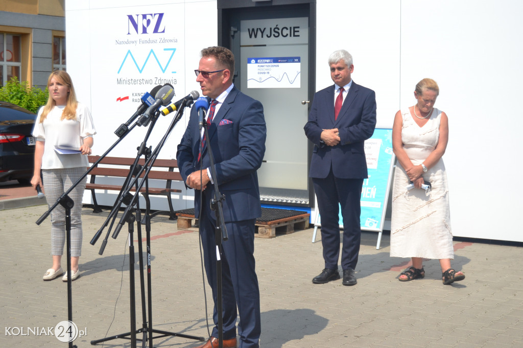 Otwarcie Mobilnego Punktu Szczepień
