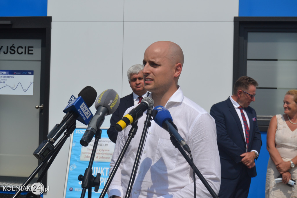Otwarcie Mobilnego Punktu Szczepień