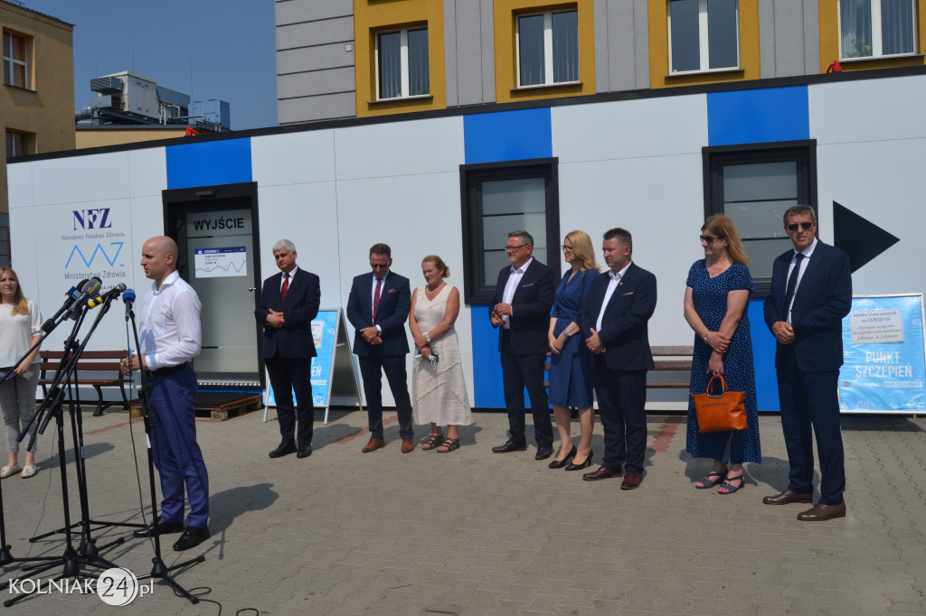 Otwarcie Mobilnego Punktu Szczepień