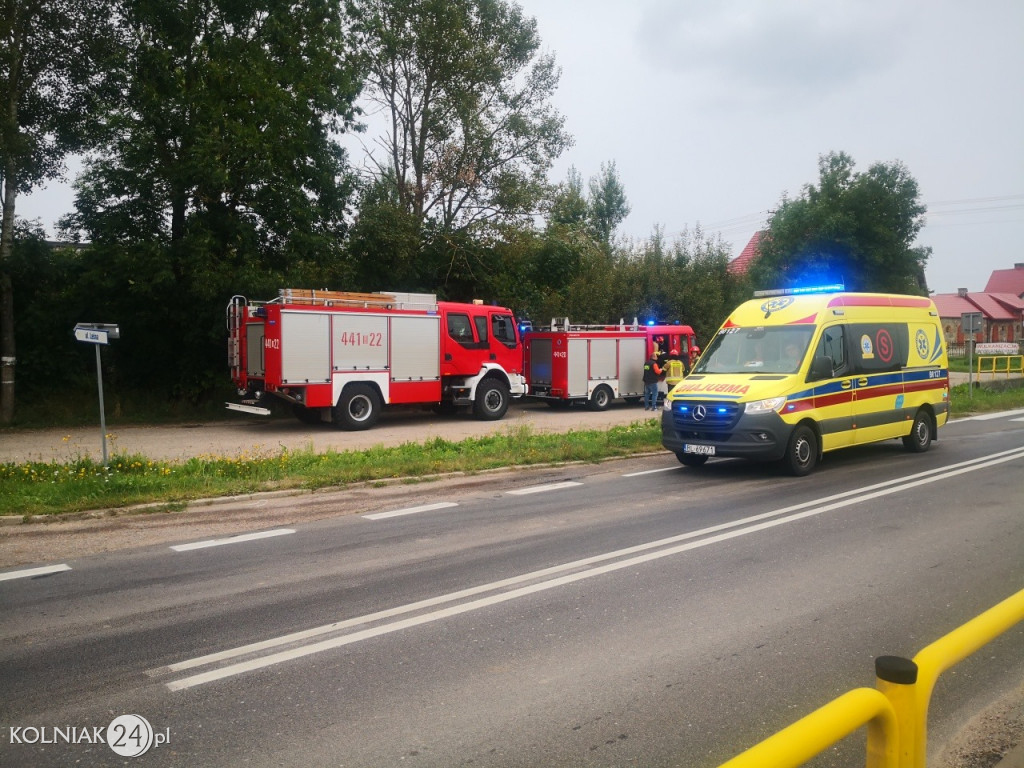 Kolizja w Małym Płocku