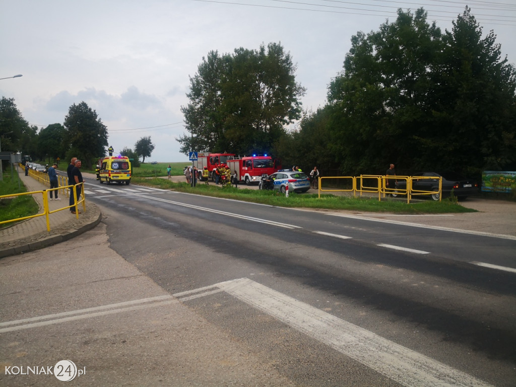 Kolizja w Małym Płocku