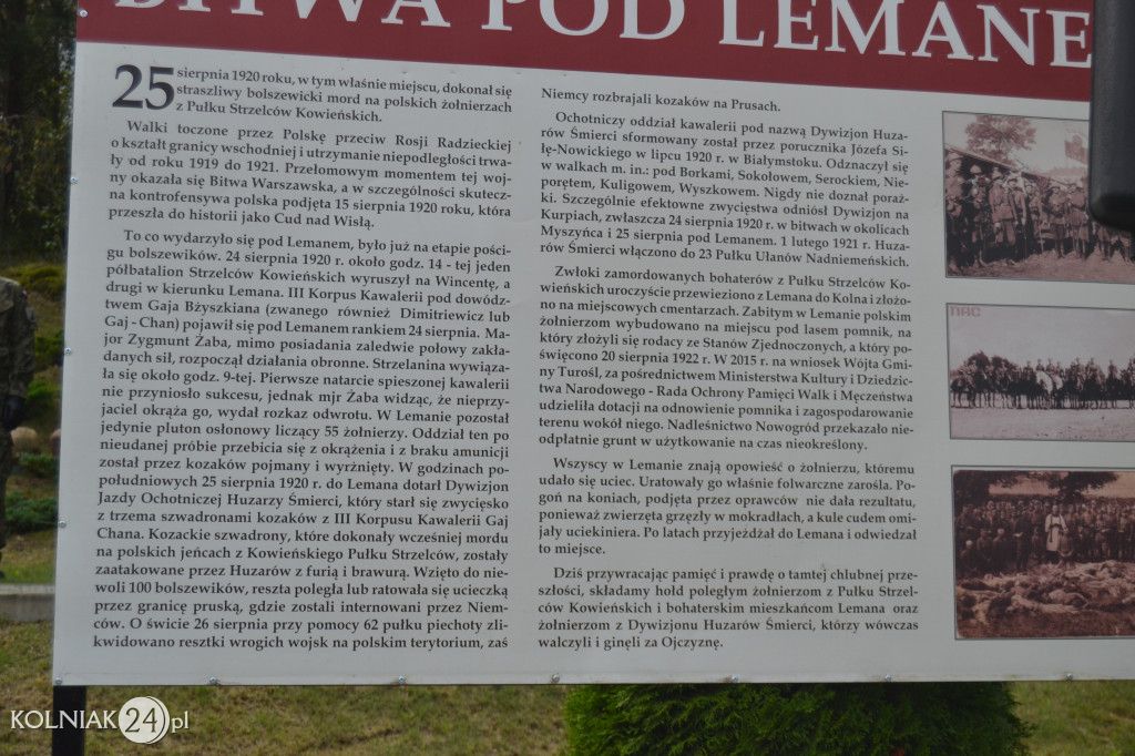 Obchody 101. rocznicy Bitwy pod Lemanem