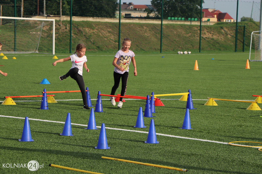 Pierwszy trening dziewcząt Orła Kolno