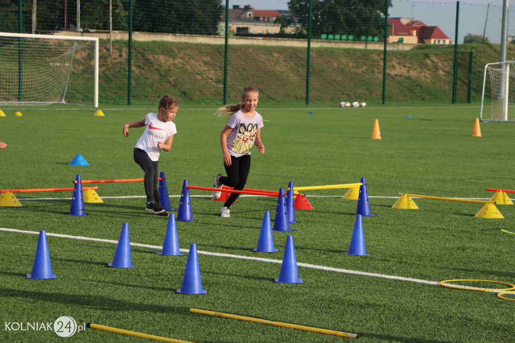 Pierwszy trening dziewcząt Orła Kolno