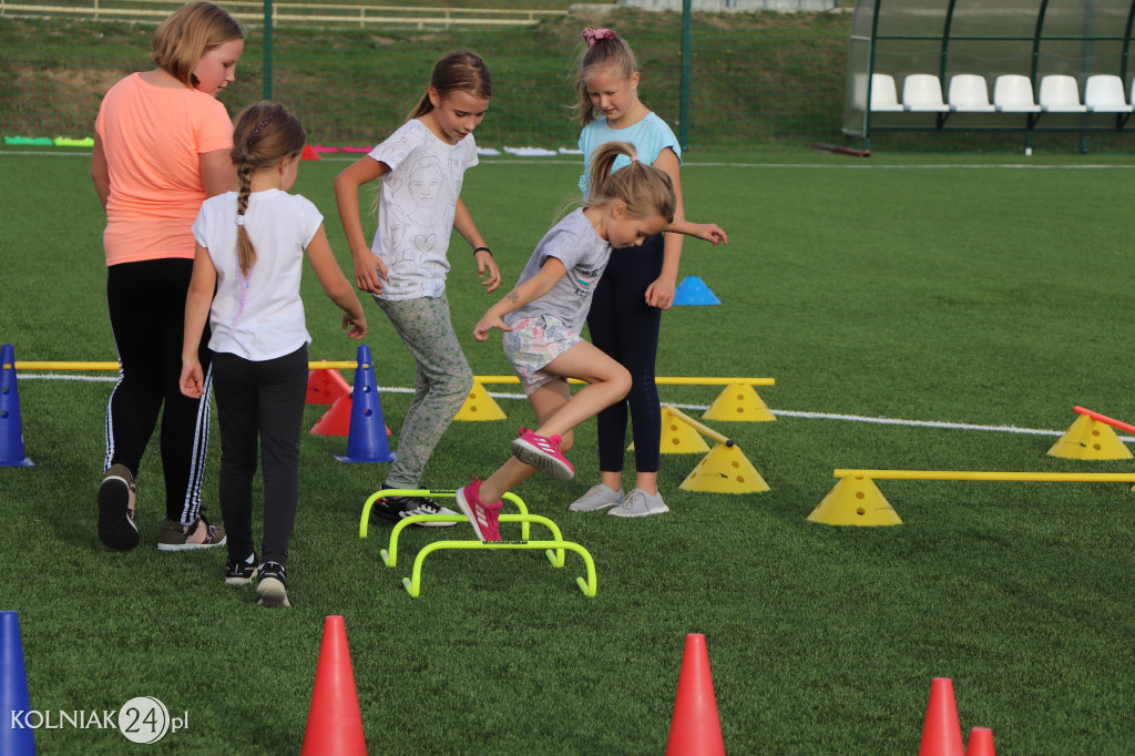 Pierwszy trening dziewcząt Orła Kolno