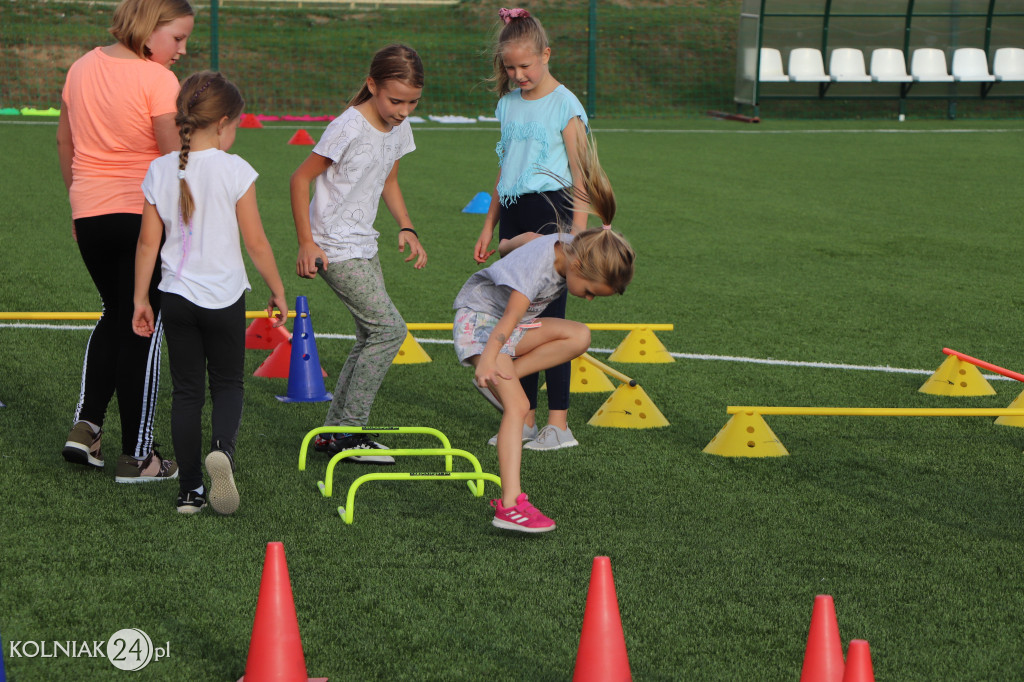 Pierwszy trening dziewcząt Orła Kolno