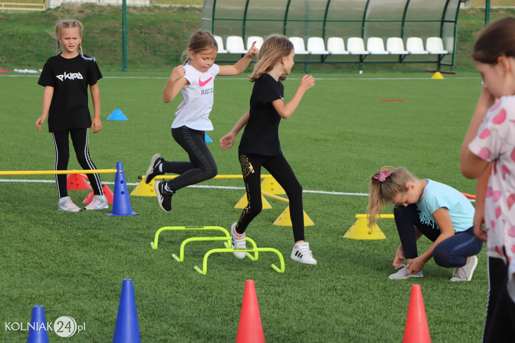 Pierwszy trening dziewcząt Orła Kolno