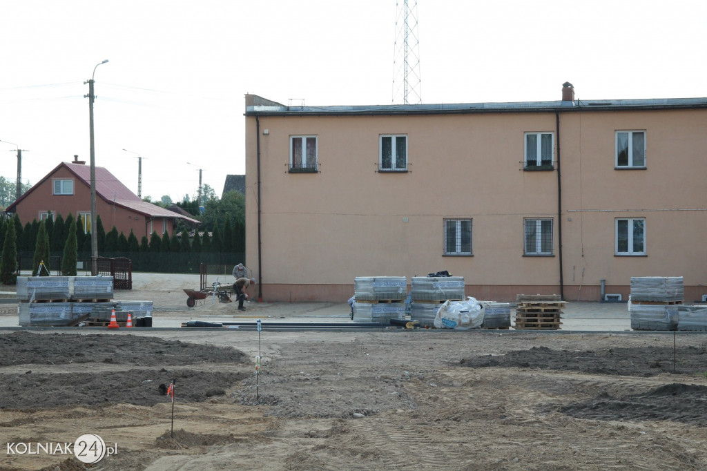 Trwają prace w parku kieszonkowym