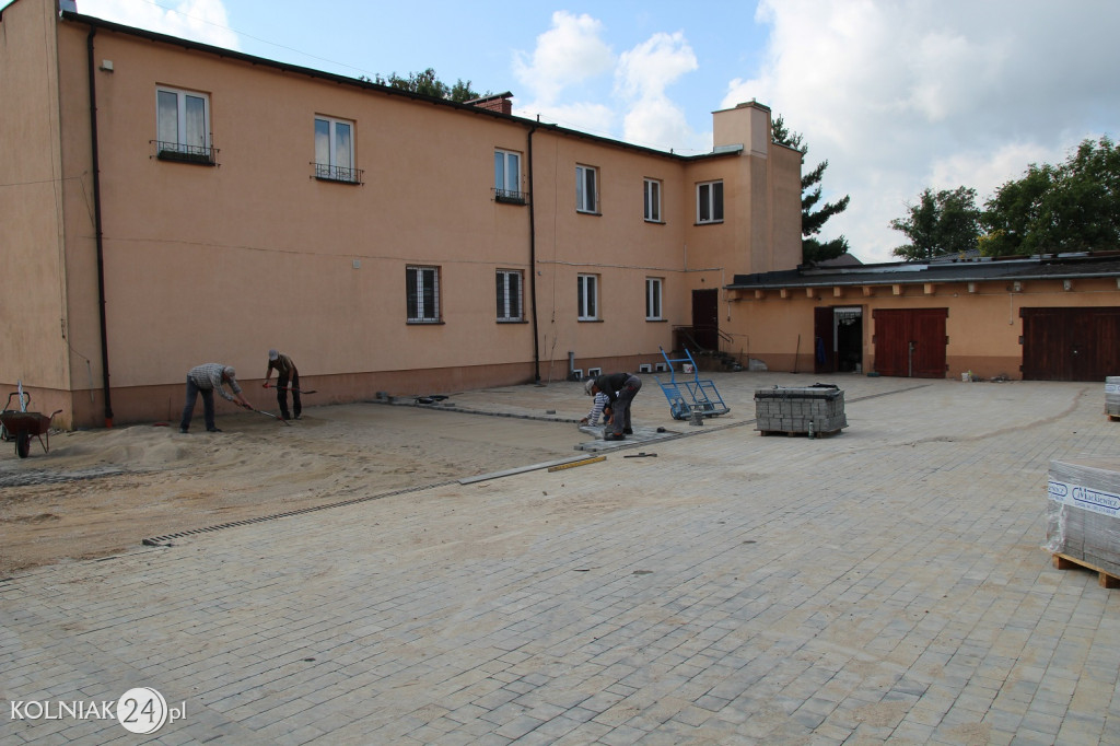 Trwają prace w parku kieszonkowym