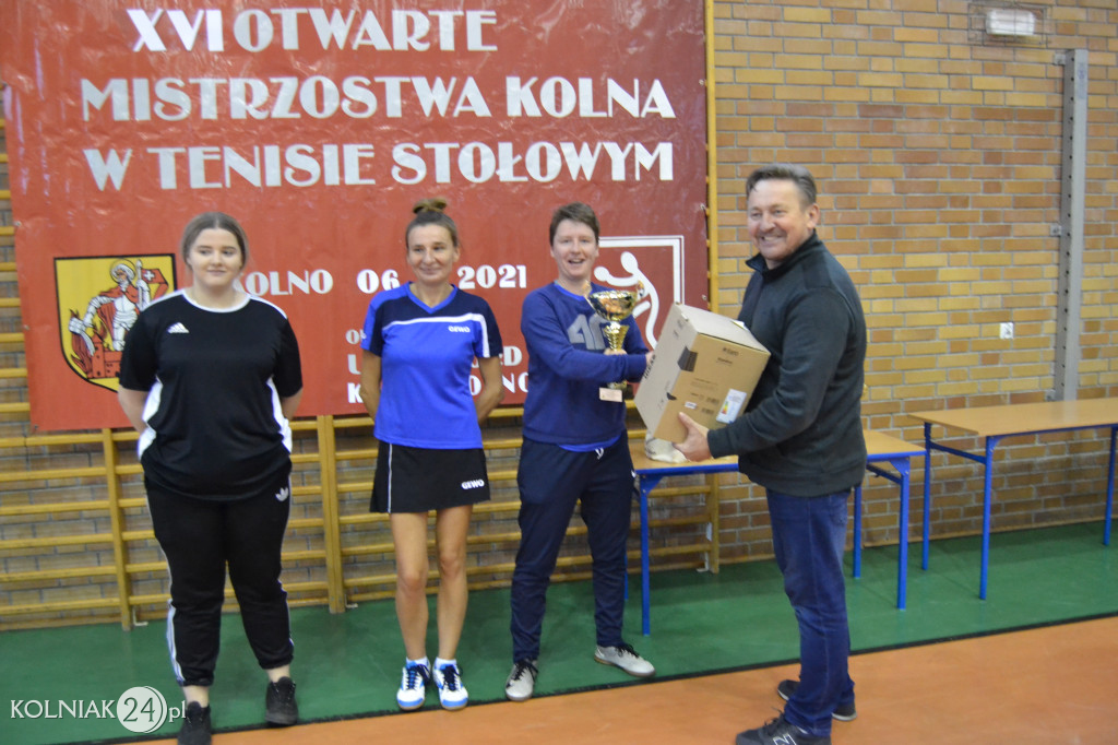 XVI Otwarte Mistrzostwa Kolna w Tenisie Stołowym