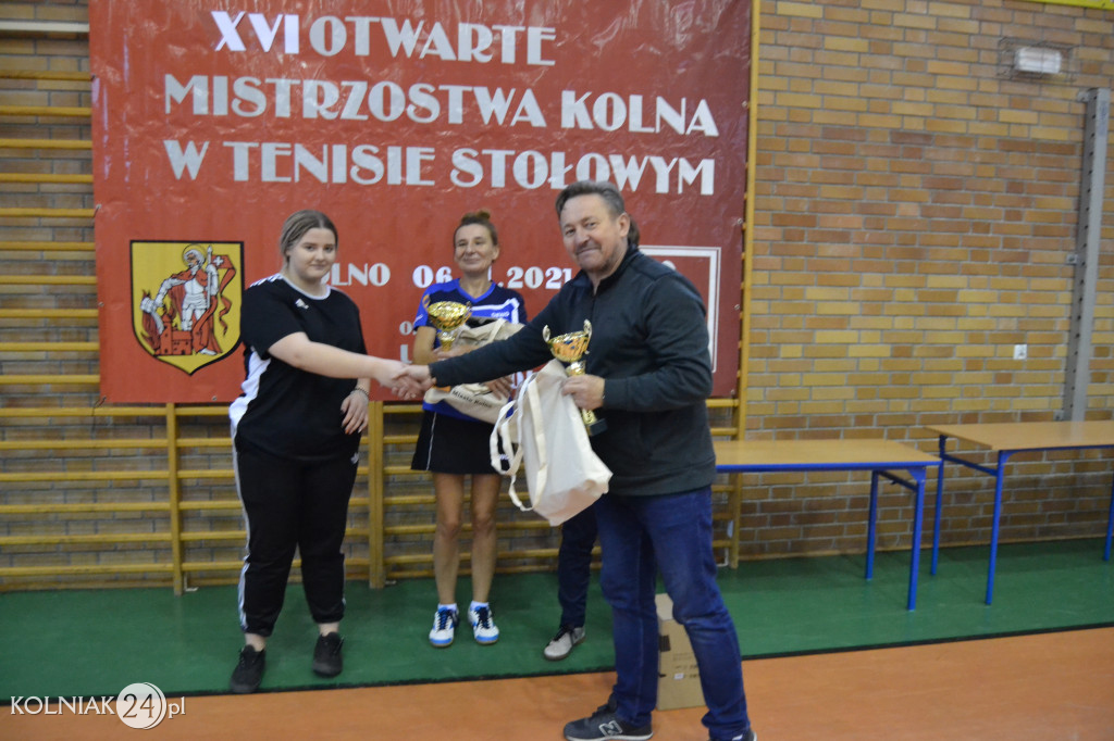 XVI Otwarte Mistrzostwa Kolna w Tenisie Stołowym