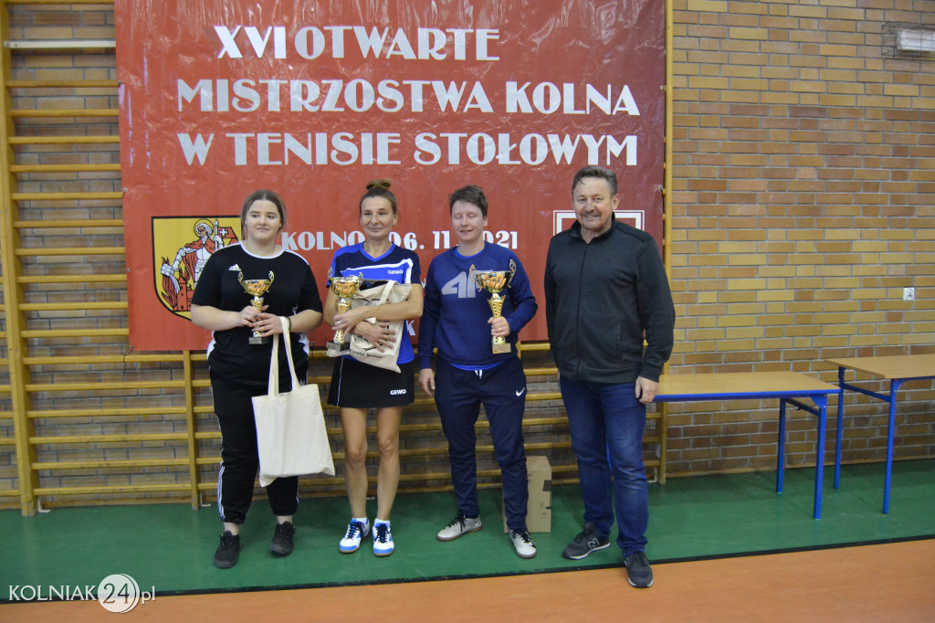 XVI Otwarte Mistrzostwa Kolna w Tenisie Stołowym