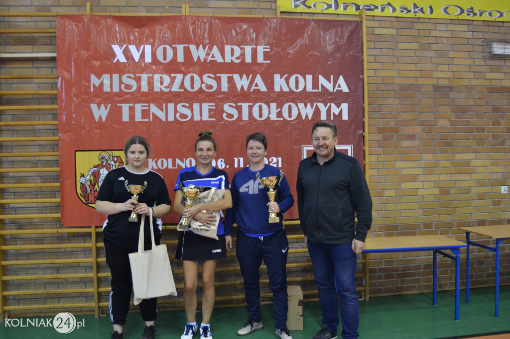 XVI Otwarte Mistrzostwa Kolna w Tenisie Stołowym