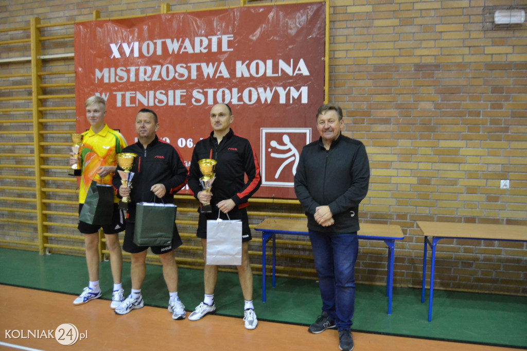 XVI Otwarte Mistrzostwa Kolna w Tenisie Stołowym