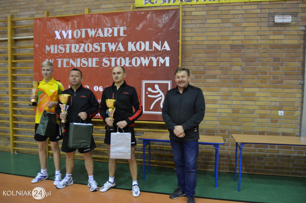 XVI Otwarte Mistrzostwa Kolna w Tenisie Stołowym